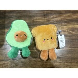 Hallmark Better Together Avocado & Toast Magnetic Plush Set 5" Best Friends NWT